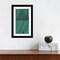 Line Study Blue by Charles McMullen Wood Framed Wall Art Print